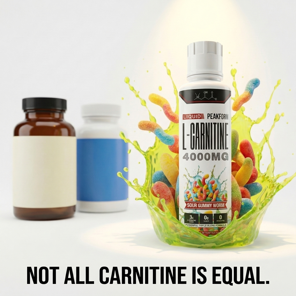 PeakForm SHRED 4000™ Liquid Carnitine Complex | Burn Fat 3X Faster