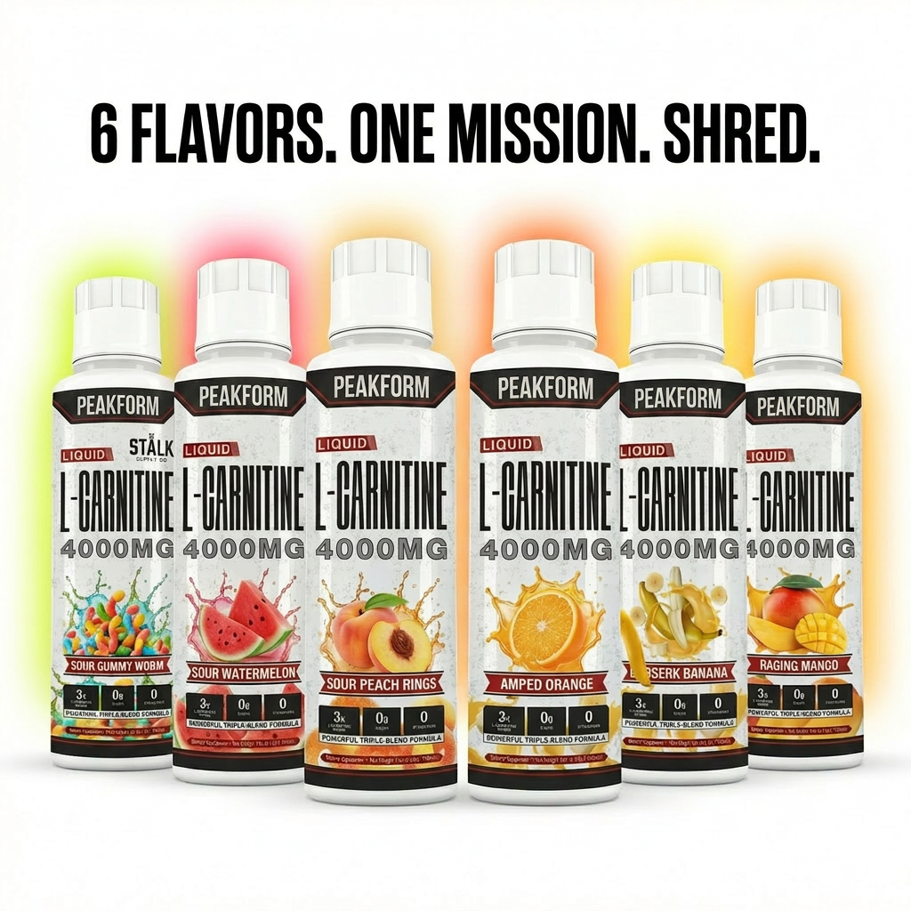 PeakForm SHRED 4000™ Liquid Carnitine Complex | Burn Fat 3X Faster