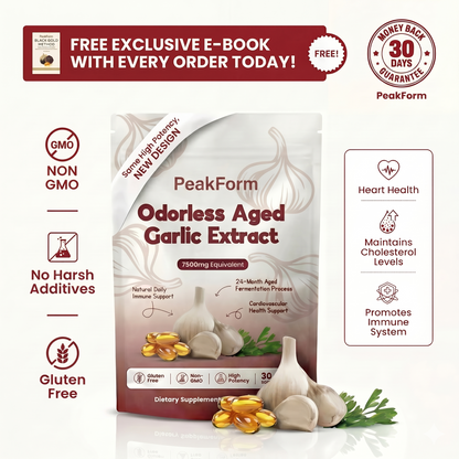 AGED GARLIC EXTRACT - 7500MG ODORLESS SOFTGELS