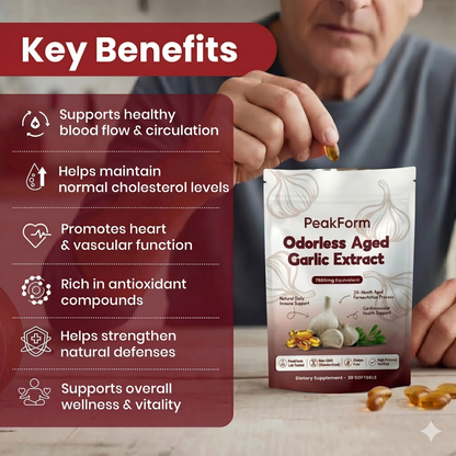 AGED GARLIC EXTRACT - 7500MG ODORLESS SOFTGELS
